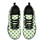 Shamrock Saint Patrick's Day Print Black Sneakers