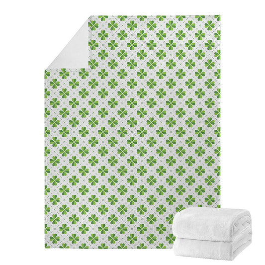 Shamrock Saint Patrick's Day Print Blanket