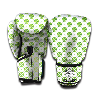 Shamrock Saint Patrick's Day Print Boxing Gloves