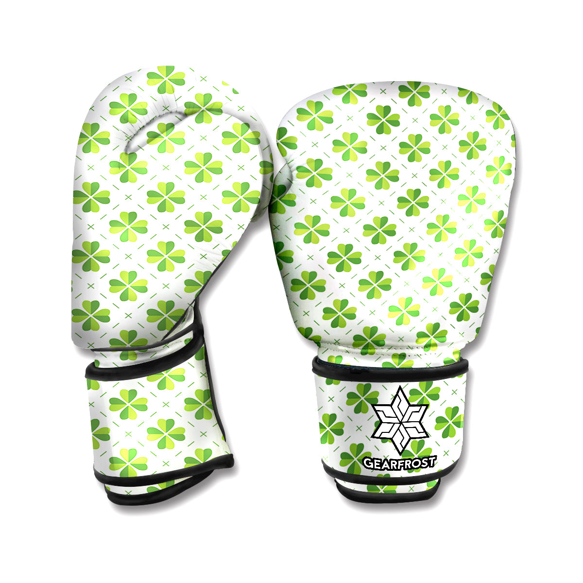 Shamrock Saint Patrick's Day Print Boxing Gloves
