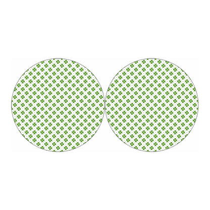 Shamrock Saint Patrick's Day Print Car Coasters