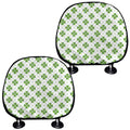 Shamrock Saint Patrick's Day Print Car Headrest Covers