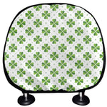 Shamrock Saint Patrick's Day Print Car Headrest Covers