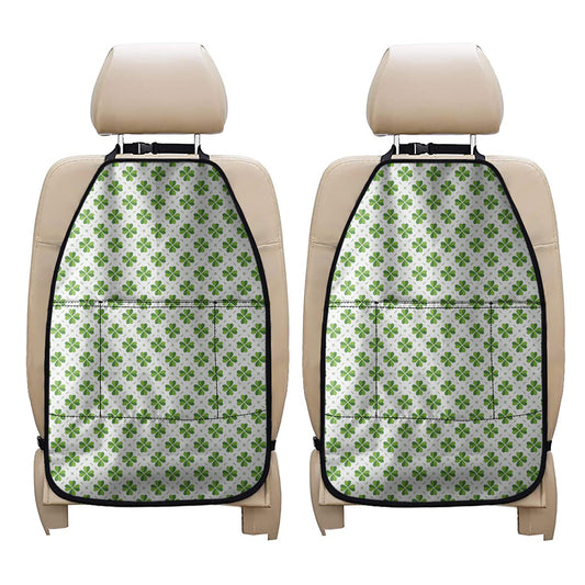Shamrock Saint Patrick's Day Print Car Seat Organizers
