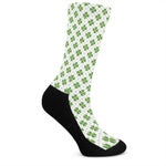 Shamrock Saint Patrick's Day Print Crew Socks