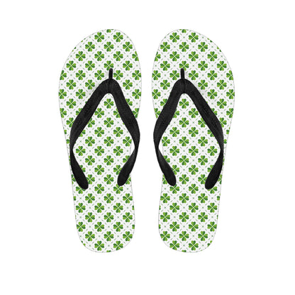 Shamrock Saint Patrick's Day Print Flip Flops