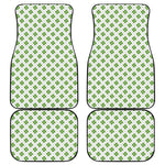 Shamrock Saint Patrick's Day Print Front and Back Car Floor Mats