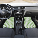 Shamrock Saint Patrick's Day Print Front and Back Car Floor Mats