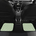 Shamrock Saint Patrick's Day Print Front and Back Car Floor Mats