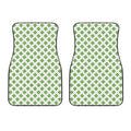Shamrock Saint Patrick's Day Print Front Car Floor Mats