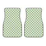 Shamrock Saint Patrick's Day Print Front Car Floor Mats