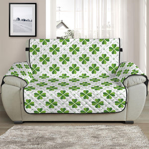 Shamrock Saint Patrick's Day Print Half Sofa Protector