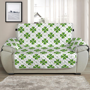 Shamrock Saint Patrick's Day Print Half Sofa Protector