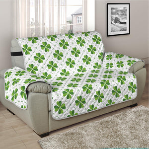 Shamrock Saint Patrick's Day Print Half Sofa Protector