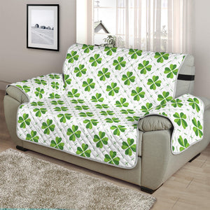 Shamrock Saint Patrick's Day Print Half Sofa Protector