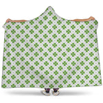Shamrock Saint Patrick's Day Print Hooded Blanket