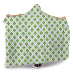 Shamrock Saint Patrick's Day Print Hooded Blanket