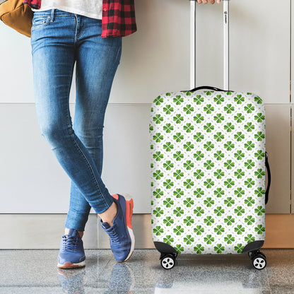Shamrock Saint Patrick's Day Print Luggage Cover