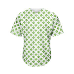 Shamrock Saint Patrick's Day Print Men's Baseball Jersey