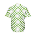 Shamrock Saint Patrick's Day Print Men's Baseball Jersey