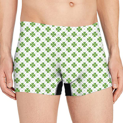 Shamrock Saint Patrick's Day Print Men's Boxer Briefs