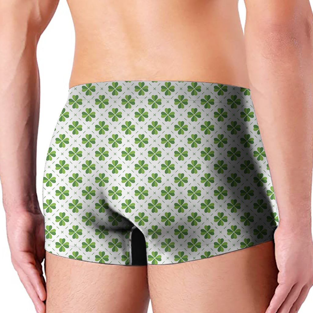 Shamrock Saint Patrick's Day Print Men's Boxer Briefs