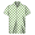 Shamrock Saint Patrick's Day Print Men's Short Sleeve Shirt