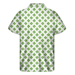 Shamrock Saint Patrick's Day Print Men's Short Sleeve Shirt