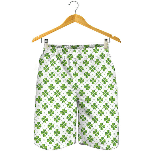 Shamrock Saint Patrick's Day Print Men's Shorts