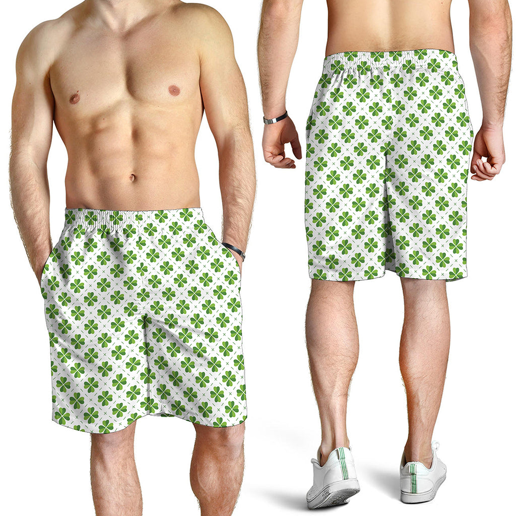 Shamrock Saint Patrick's Day Print Men's Shorts