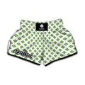 Shamrock Saint Patrick's Day Print Muay Thai Boxing Shorts