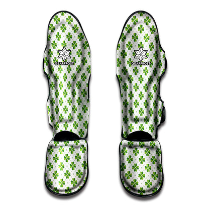 Shamrock Saint Patrick's Day Print Muay Thai Shin Guard