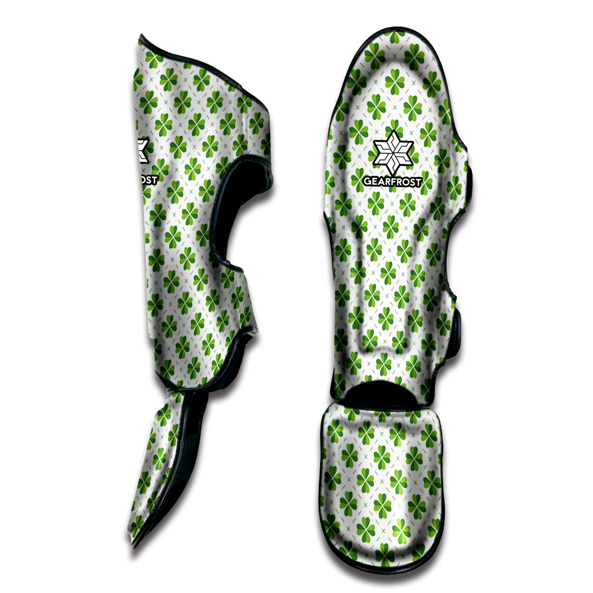 Shamrock Saint Patrick's Day Print Muay Thai Shin Guard