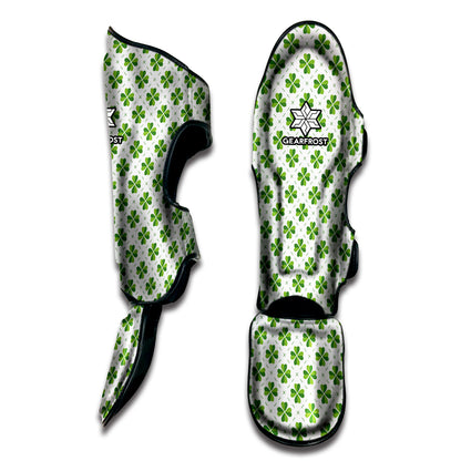 Shamrock Saint Patrick's Day Print Muay Thai Shin Guard