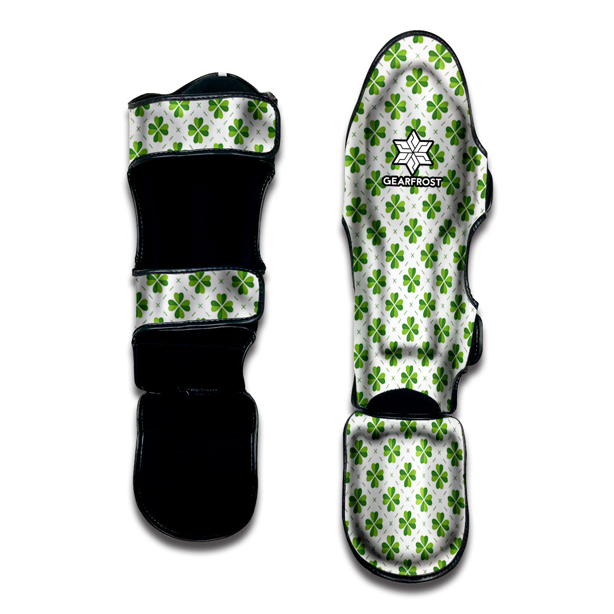 Shamrock Saint Patrick's Day Print Muay Thai Shin Guard