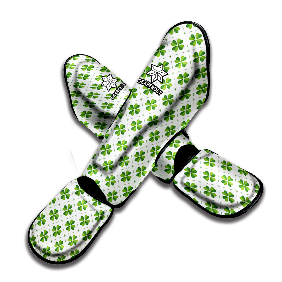 Shamrock Saint Patrick's Day Print Muay Thai Shin Guard