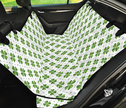Shamrock Saint Patrick's Day Print Pet Car Back Seat Cover