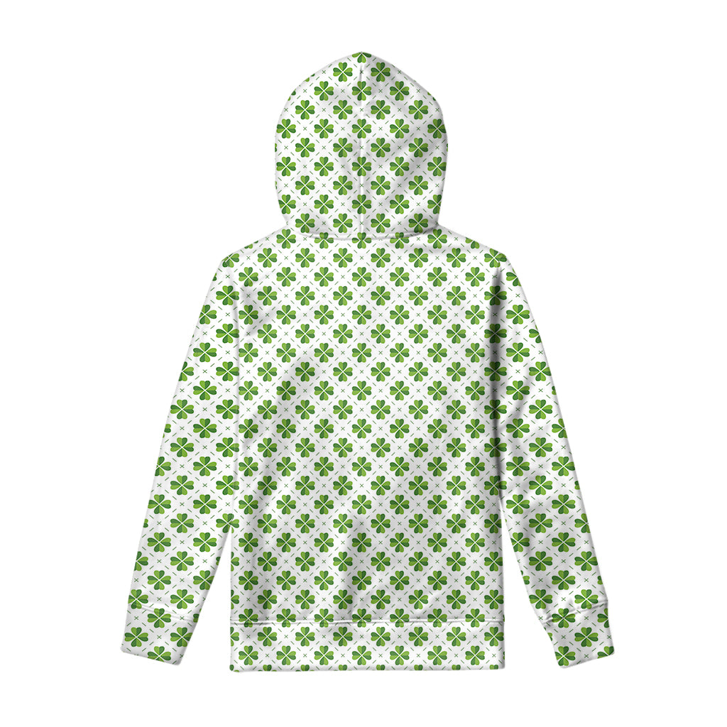 Shamrock Saint Patrick's Day Print Pullover Hoodie
