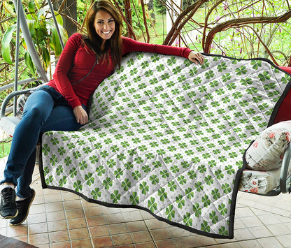Shamrock Saint Patrick's Day Print Quilt