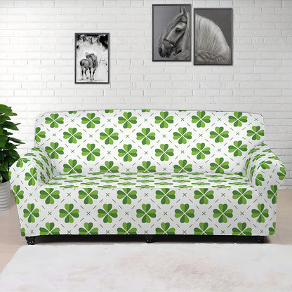 Shamrock Saint Patrick's Day Print Sofa Cover