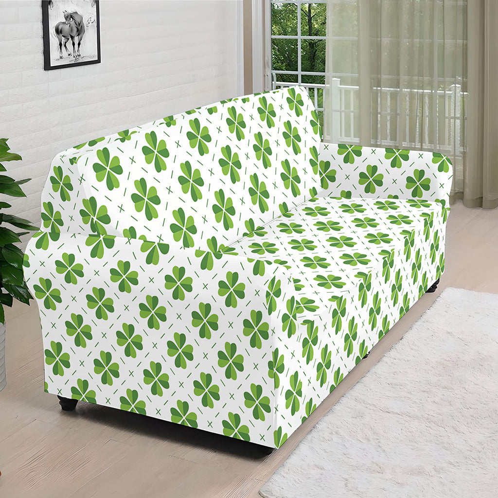 Shamrock Saint Patrick's Day Print Sofa Cover