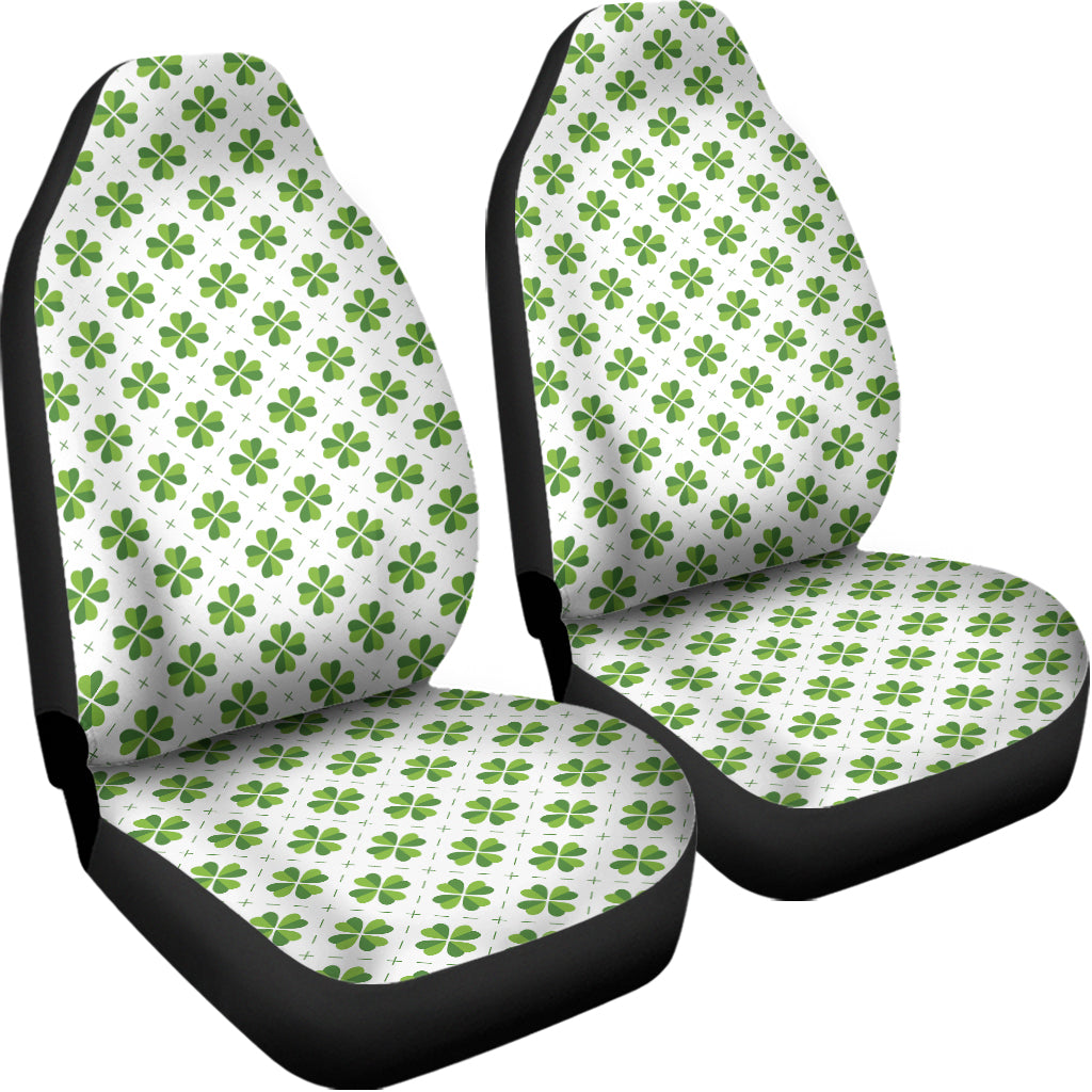 Shamrock Saint Patrick's Day Print Universal Fit Car Seat Covers