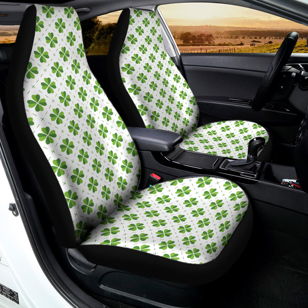 Shamrock Saint Patrick's Day Print Universal Fit Car Seat Covers