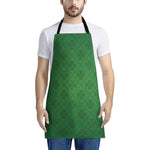 Shamrock St. Patrick's Day Pattern Print Apron