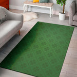 Shamrock St. Patrick's Day Pattern Print Area Rug