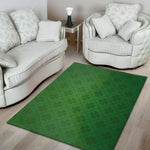 Shamrock St. Patrick's Day Pattern Print Area Rug