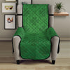 Shamrock St. Patrick's Day Pattern Print Armchair Protector