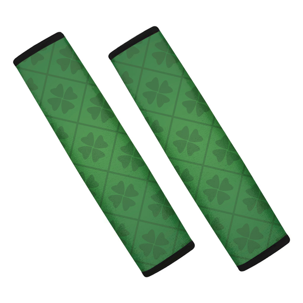 Shamrock St. Patrick's Day Pattern Print Car Seat Belt Covers