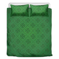 Shamrock St. Patrick's Day Pattern Print Duvet Cover Bedding Set