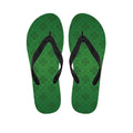 Shamrock St. Patrick's Day Pattern Print Flip Flops